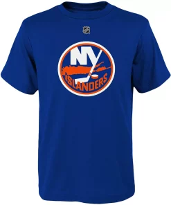 Youth Mathew Barzal Royal New York Islanders Player Name & Number T-Shirt -MLB Shop 4187741 ALT2