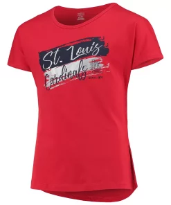 Girls Youth Red St. Louis Cardinals Brush Stroke Dolman T-Shirt 5 Girls Youth Red St. Louis Cardinals Brush Stroke Dolman T-Shirt -MLB Shop 4281431 ALT2