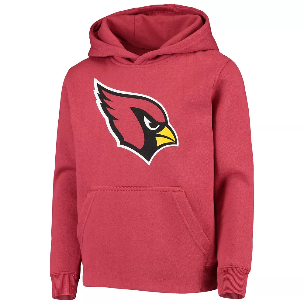 Youth Cardinal Arizona Cardinals Primary Team Logo Pullover Hoodie 3 Youth Cardinal Arizona Cardinals Primary Team Logo Pullover Hoodie - Image 3