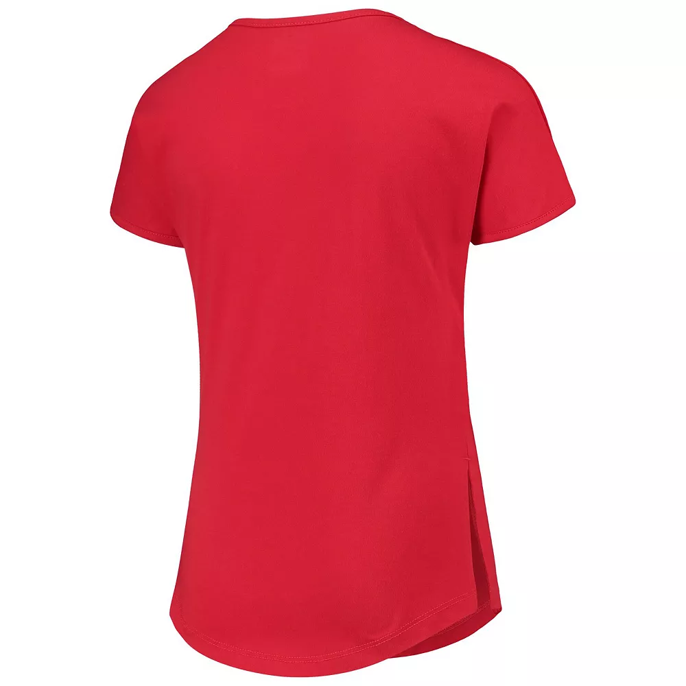 Girls Youth Red Cincinnati Reds Brush Stroke Dolman T-Shirt 4 Girls Youth Red Cincinnati Reds Brush Stroke Dolman T-Shirt - Image 4