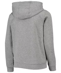 Youth Heathered Gray New York Mets Wordmark Full-Zip Hoodie 7 Youth Heathered Gray New York Mets Wordmark Full-Zip Hoodie -MLB Shop 4287164 ALT3