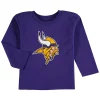 Minnesota Vikings Preschool Team Logo Long Sleeve T-Shirt - Purple