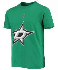 Youth Joe Pavelski Kelly Green Dallas Stars Name & Number T-Shirt -MLB Shop 4306853 ALT2
