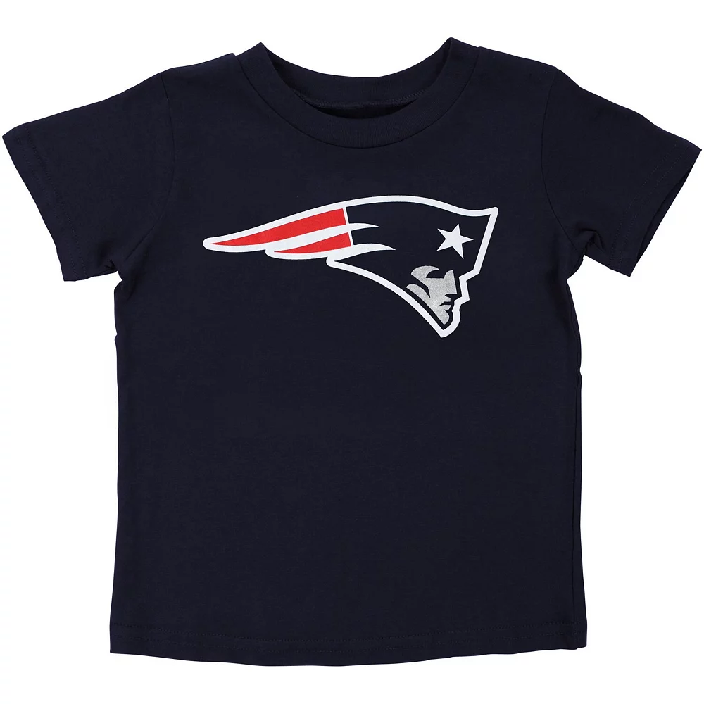 New England Patriots Preschool Team Logo T-Shirt - Navy Blue 1 New England Patriots Preschool Team Logo T-Shirt - Navy Blue