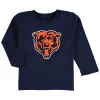 Chicago Bears Preschool Team Logo Long Sleeve T-Shirt - Navy Blue