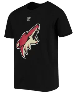 Youth Black Arizona Coyotes Primary Logo T-Shirt 5 Youth Black Arizona Coyotes Primary Logo T-Shirt -MLB Shop 4372193 ALT2