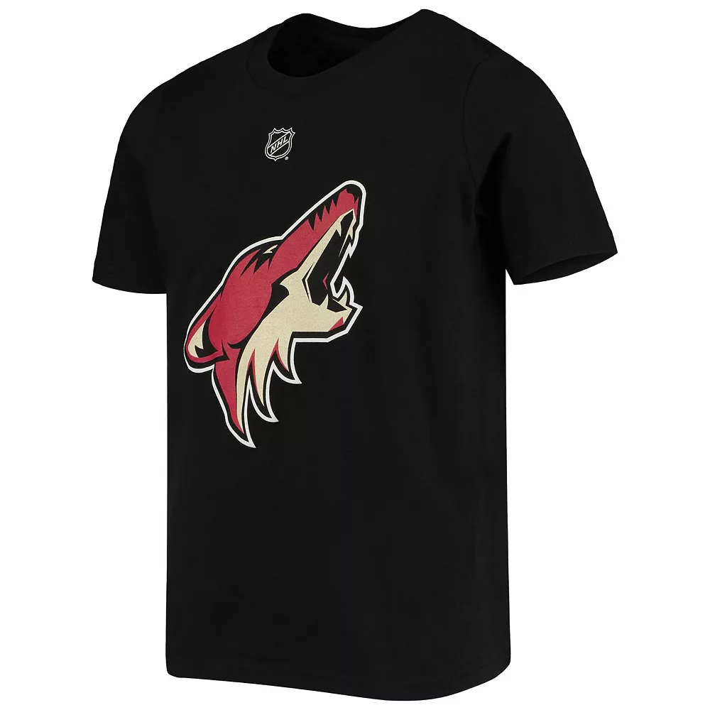 Youth Black Arizona Coyotes Primary Logo T-Shirt 3 Youth Black Arizona Coyotes Primary Logo T-Shirt - Image 3