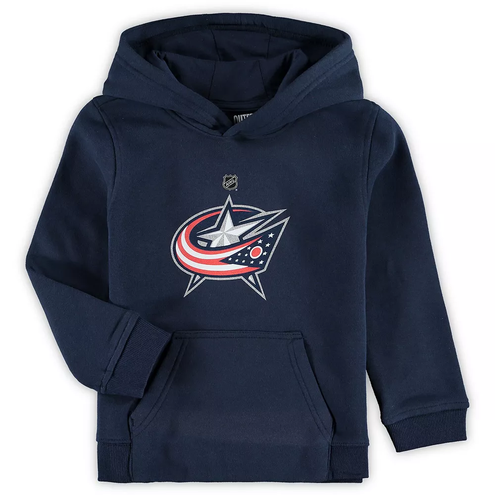 Preschool Navy Columbus Blue Jackets Primary Logo Pullover Hoodie 1 Preschool Navy Columbus Blue Jackets Primary Logo Pullover Hoodie