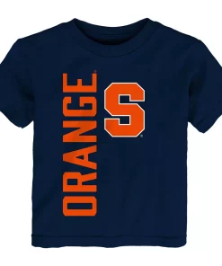 Toddler Navy Syracuse Orange Big & Bold T-Shirt