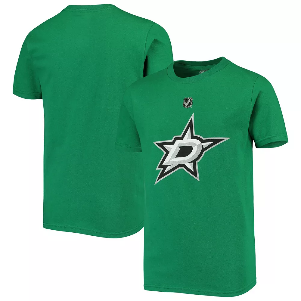 Youth Kelly Green Dallas Stars Primary Logo T-Shirt 2 Youth Kelly Green Dallas Stars Primary Logo T-Shirt - Image 2