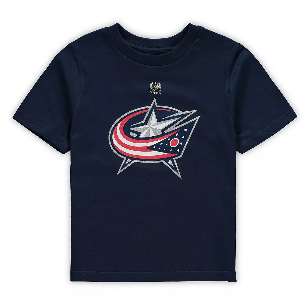Preschool Navy Columbus Blue Jackets Primary Logo T-Shirt 1 Preschool Navy Columbus Blue Jackets Primary Logo T-Shirt