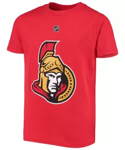 Youth Thomas Chabot Red Ottawa Senators Player Name & Number T-Shirt 5 Youth Thomas Chabot Red Ottawa Senators Player Name & Number T-Shirt -MLB Shop 4372792 ALT2