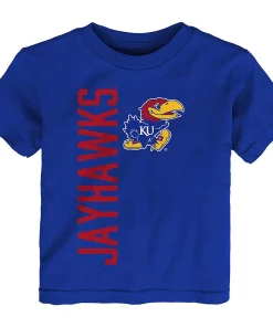 Toddler Royal Kansas Jayhawks Big & Bold T-Shirt
