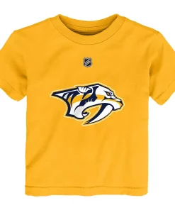 Toddler Gold Nashville Predators Primary Logo T-Shirt