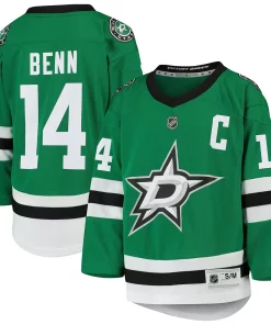 Youth Jamie Benn Kelly Green Dallas Stars Home Replica Player Jersey -MLB Shop 4373513 ALT