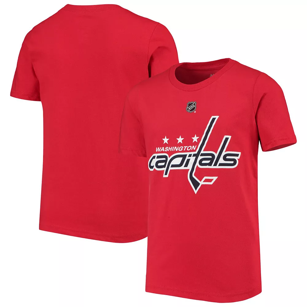 Youth Red Washington Capitals Primary Logo T-Shirt 1 Youth Red Washington Capitals Primary Logo T-Shirt