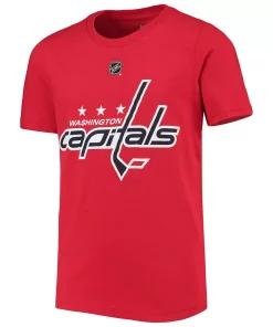 Youth Red Washington Capitals Primary Logo T-Shirt 5 Youth Red Washington Capitals Primary Logo T-Shirt -MLB Shop 4373636 ALT2