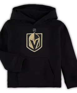 Preschool Black Vegas Golden Knights Primary Logo Pullover Hoodie