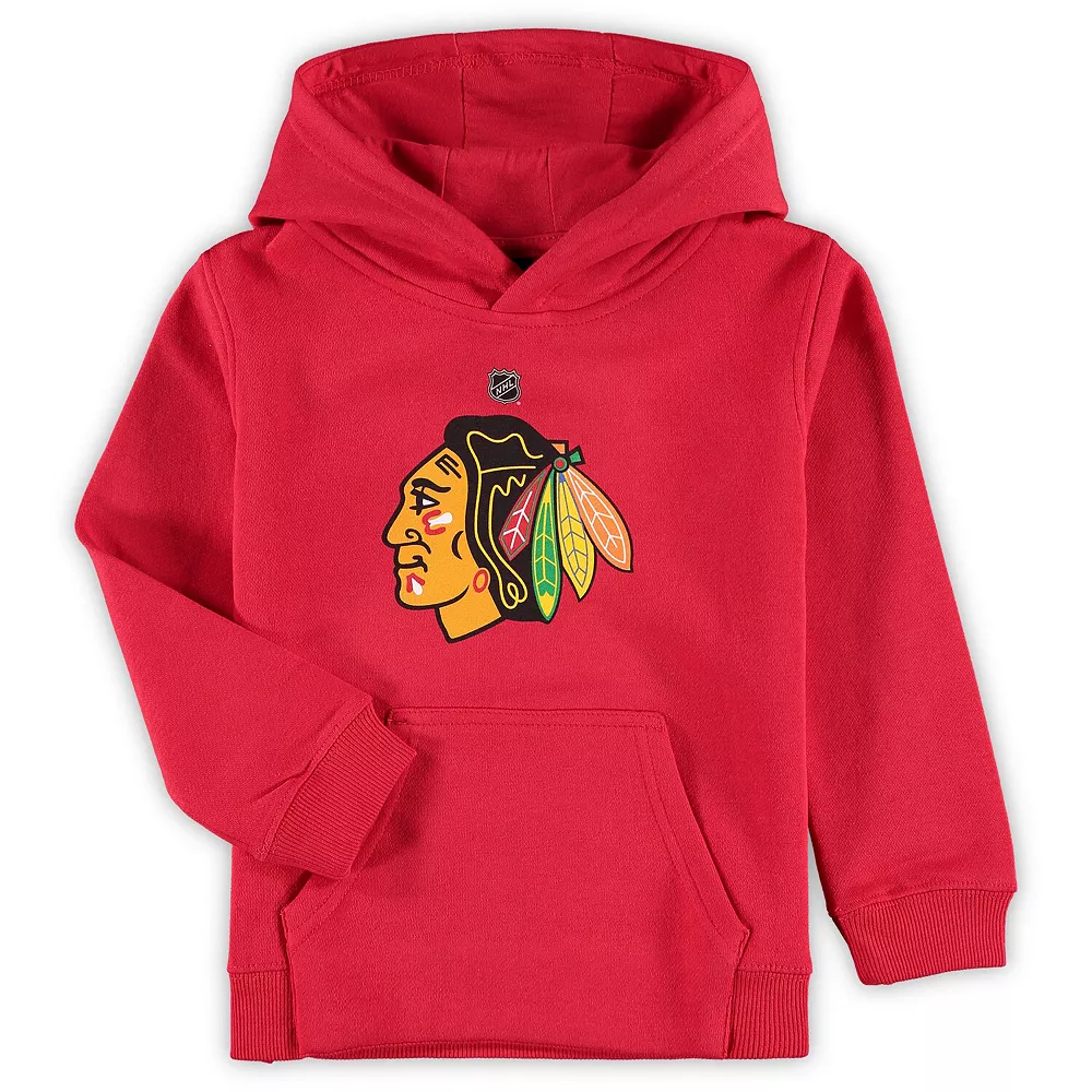 Preschool Red Chicago Blackhawks Primary Logo Pullover Hoodie 1 Preschool Red Chicago Blackhawks Primary Logo Pullover Hoodie