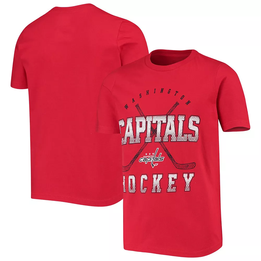 Youth Red Washington Capitals Digital T-Shirt 1 Youth Red Washington Capitals Digital T-Shirt