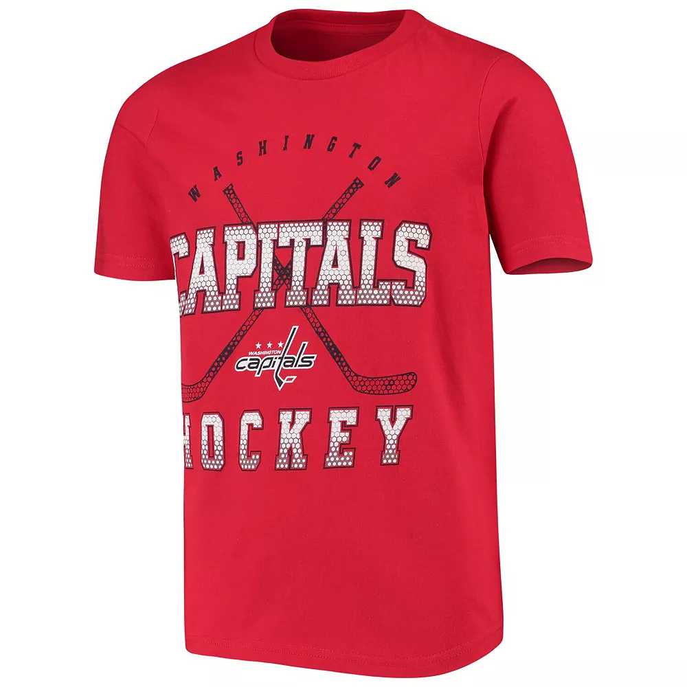 Youth Red Washington Capitals Digital T-Shirt 3 Youth Red Washington Capitals Digital T-Shirt - Image 3