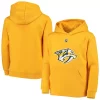 Youth Gold Nashville Predators Primary Logo Pullover Hoodie