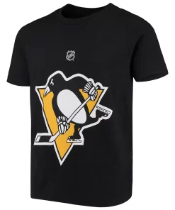 Youth Evgeni Malkin Black Pittsburgh Penguins Player Name & Number T-Shirt -MLB Shop 4374672 ALT2