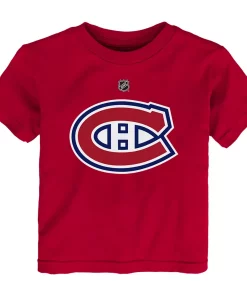 Toddler Red Montreal Canadiens Primary Logo T-Shirt