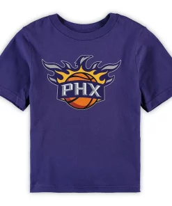 Preschool Purple Phoenix Suns Primary Team Logo T-Shirt