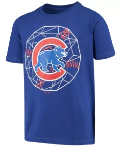 Youth Royal Chicago Cubs Digi-Ball T-Shirt -MLB Shop 4375326 ALT2