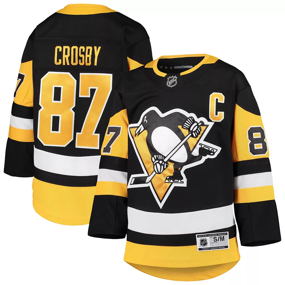 Youth Sidney Crosby Black Pittsburgh Penguins Premier Player Jersey 2 Youth Sidney Crosby Black Pittsburgh Penguins Premier Player Jersey - Image 2