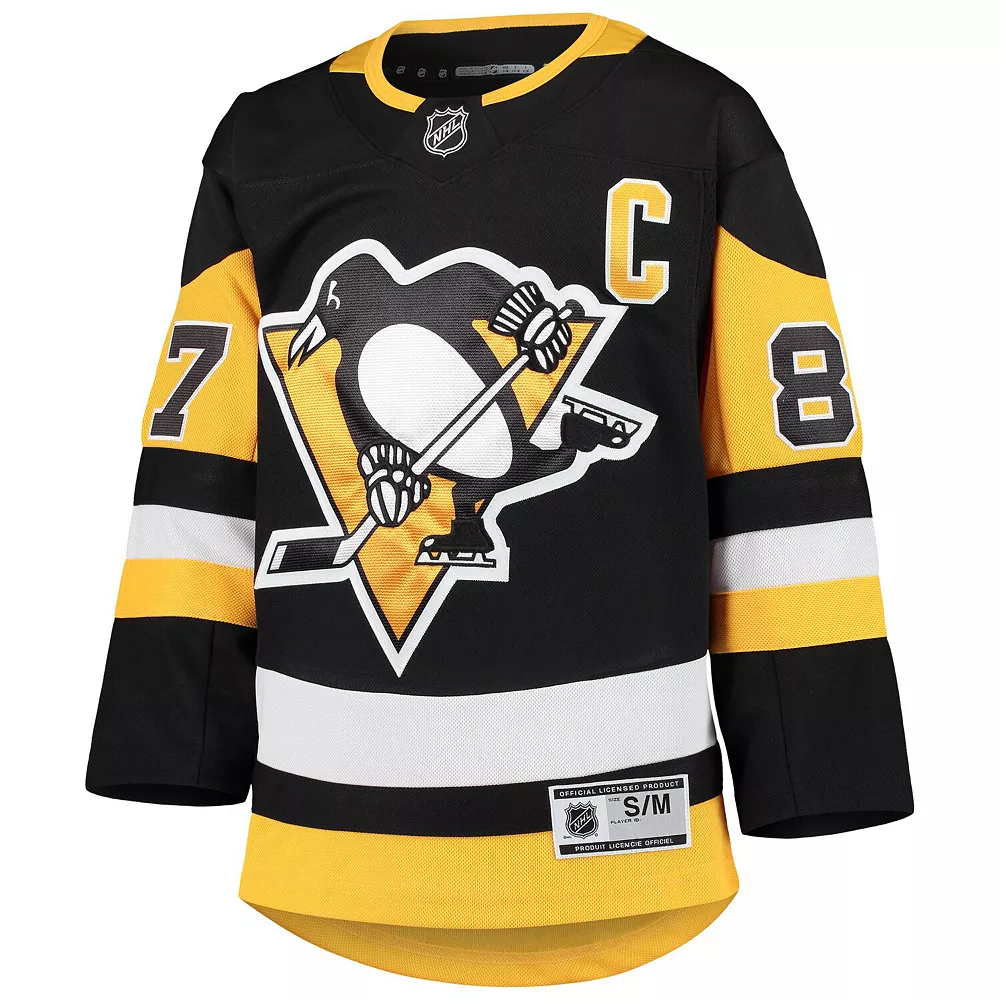 Youth Sidney Crosby Black Pittsburgh Penguins Premier Player Jersey 3 Youth Sidney Crosby Black Pittsburgh Penguins Premier Player Jersey - Image 3