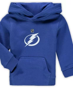 Toddler Blue Tampa Bay Lightning Primary Logo Pullover Hoodie