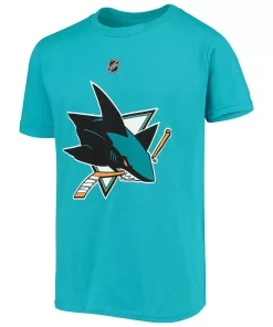 Youth Erik Karlsson Teal San Jose Sharks Player Name & Number T-Shirt 5 Youth Erik Karlsson Teal San Jose Sharks Player Name & Number T-Shirt -MLB Shop 4376180 ALT2