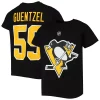 Youth Jake Guentzel Black Pittsburgh Penguins Name & Number T-Shirt