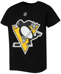Youth Jake Guentzel Black Pittsburgh Penguins Name & Number T-Shirt -MLB Shop 4381885 ALT2