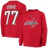 Youth TJ Oshie Red Washington Capitals Authentic Stack Long Sleeve Name & Number T-Shirt