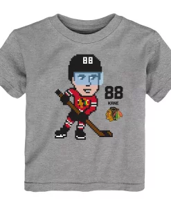 Toddler Patrick Kane Heathered Gray Chicago Blackhawks Pixel Player T-Shirt 5 Toddler Patrick Kane Heathered Gray Chicago Blackhawks Pixel Player T-Shirt -MLB Shop 4385708 ALT2