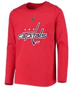 Youth Tom Wilson Red Washington Capitals Authentic Stack Long Sleeve Name & Number T-Shirt 5 Youth Tom Wilson Red Washington Capitals Authentic Stack Long Sleeve Name & Number T-Shirt -MLB Shop 4386797 ALT2