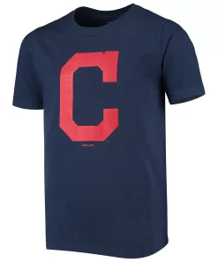 Youth Navy Cleveland Indians Primary Logo Team T-Shirt 5 Youth Navy Cleveland Indians Primary Logo Team T-Shirt -MLB Shop 4388891 ALT2