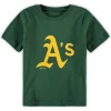Toddler Green Oakland Athletics Primary Team Logo T-Shirt