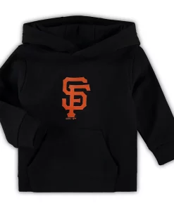 Toddler Black San Francisco Giants Primary Logo Team Pullover Hoodie