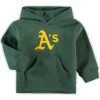 Toddler Green Oakland Athletics Primary Logo Team Pullover Hoodie