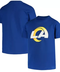 Alternative view of Youth Royal Los Angeles Rams Primary Logo T-Shirt