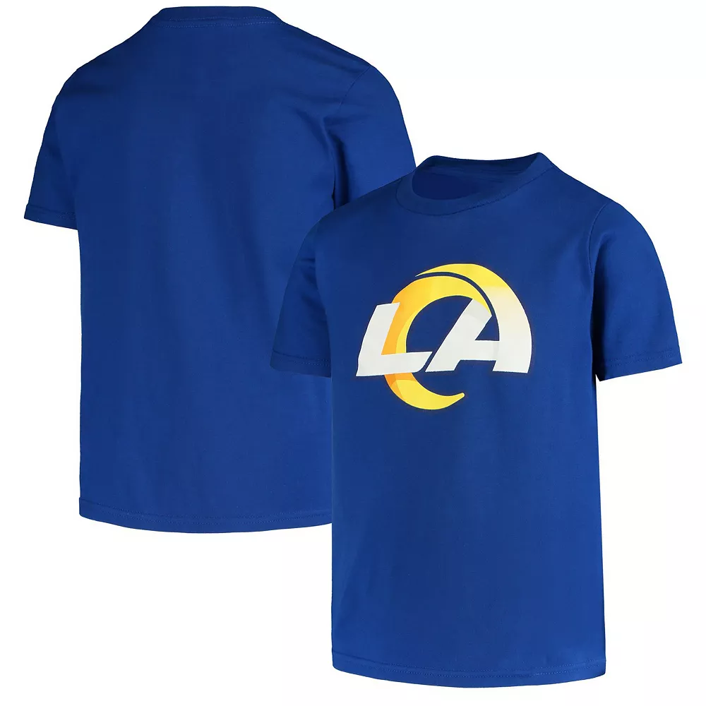 Youth Royal Los Angeles Rams Primary Logo T-Shirt 2 Youth Royal Los Angeles Rams Primary Logo T-Shirt - Image 2