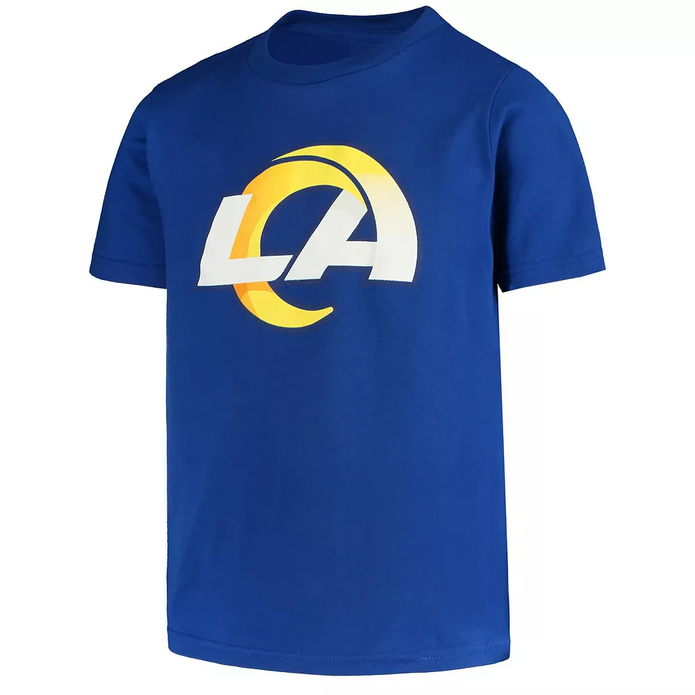 Youth Royal Los Angeles Rams Primary Logo T-Shirt 3 Youth Royal Los Angeles Rams Primary Logo T-Shirt - Image 3