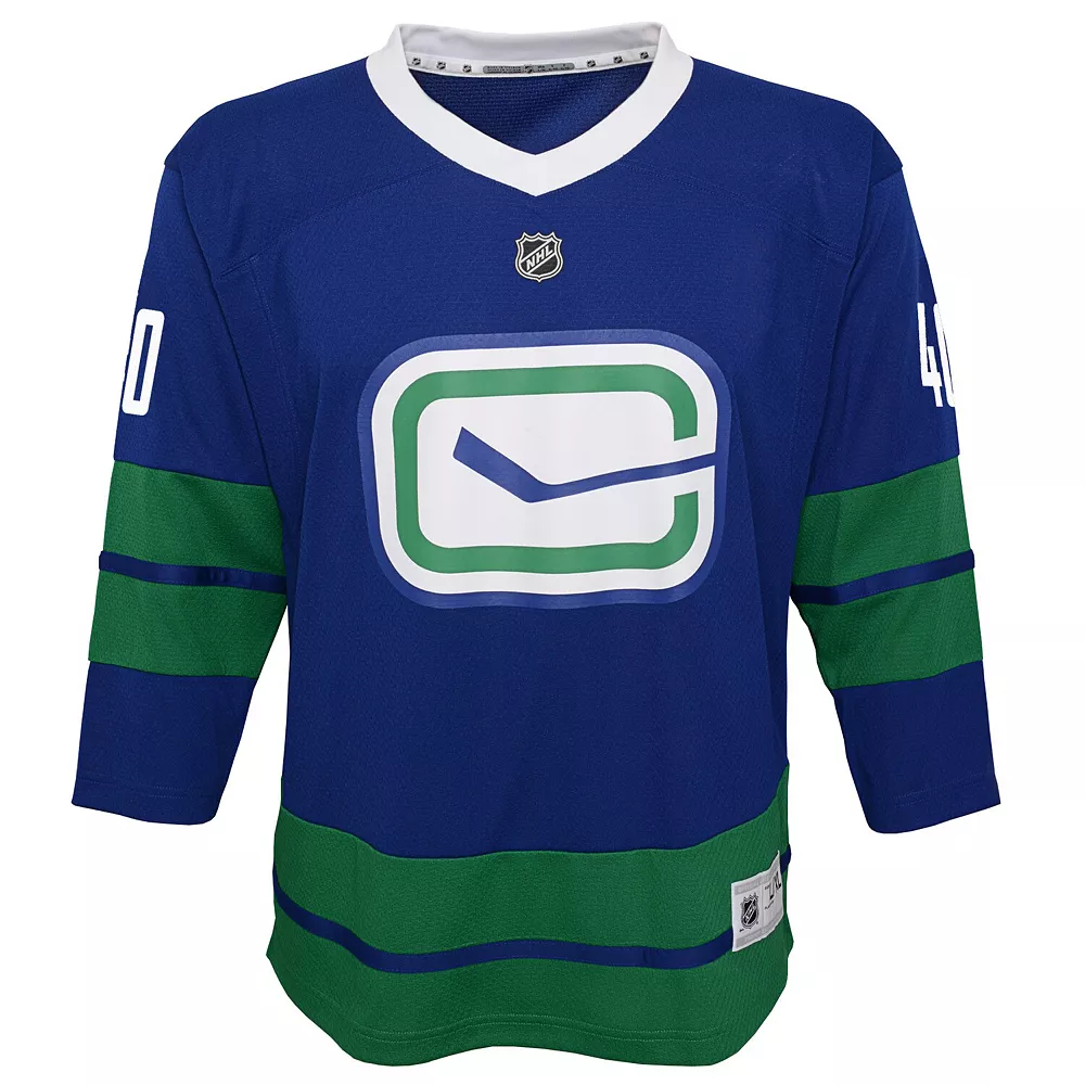 Youth Elias Pettersson Royal Vancouver Canucks 2019/20 Alternate Replica Player Jersey 3 Youth Elias Pettersson Royal Vancouver Canucks 2019/20 Alternate Replica Player Jersey - Image 3
