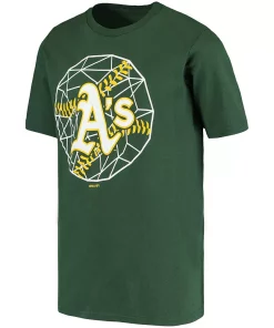 Youth Green Oakland Athletics Digi-Ball T-Shirt -MLB Shop 4446128 ALT2