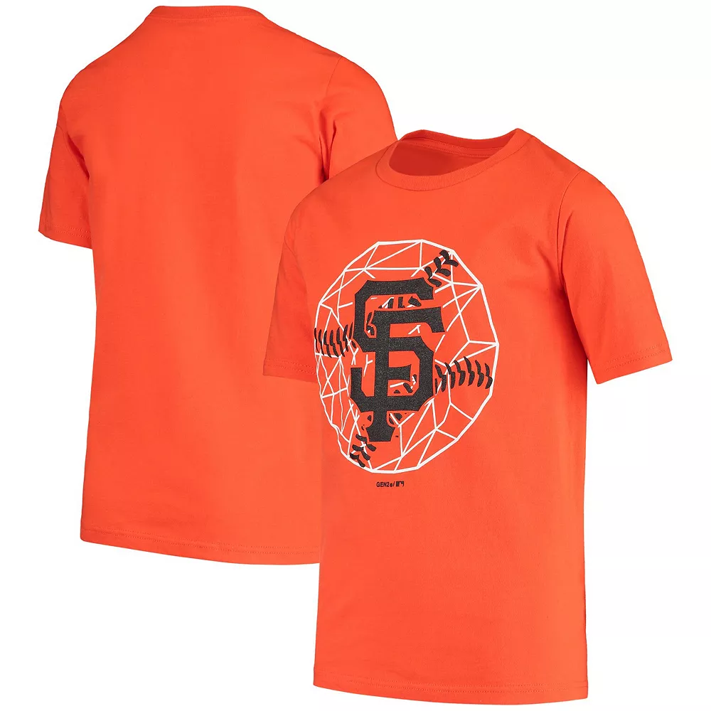 Youth Orange San Francisco Giants Digi-Ball T-Shirt 1 Youth Orange San Francisco Giants Digi-Ball T-Shirt