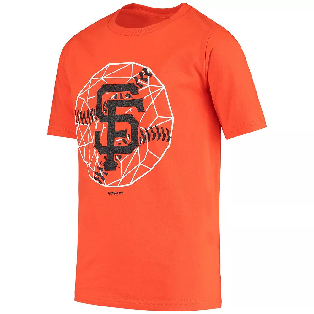 Youth Orange San Francisco Giants Digi-Ball T-Shirt 3 Youth Orange San Francisco Giants Digi-Ball T-Shirt - Image 3